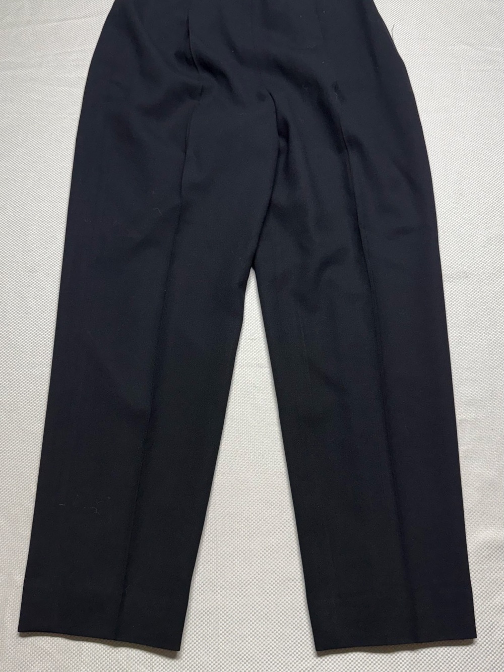 Talbots Black Wool-Lined Skirt with Branded Waistband
